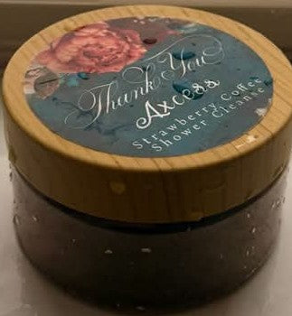 Strawberry Scented Coffee Body Scrub