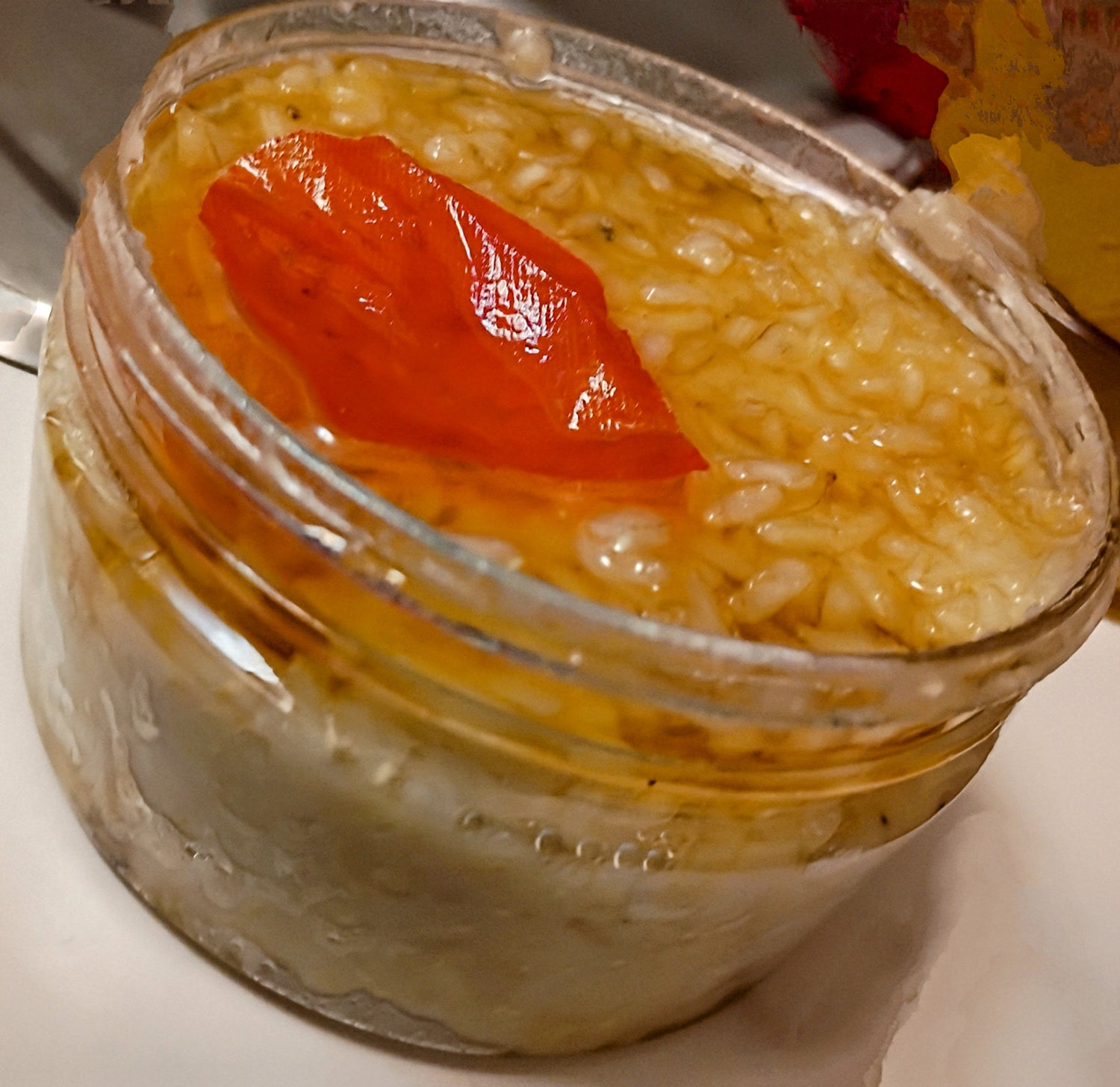 Strawberry Scented Brown Rice Honey Face Mask